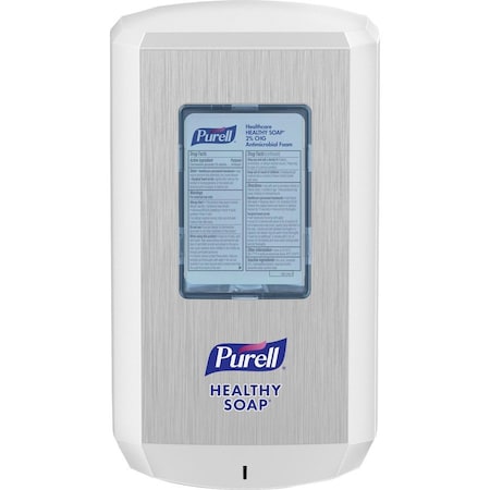 Purell Dispenser, CS6, f/Healthy Soap, 1200 ml Cap, 2/CT, White GOJ653001